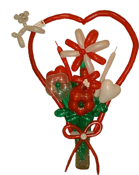 Red & White Valentine's Day Bouquet